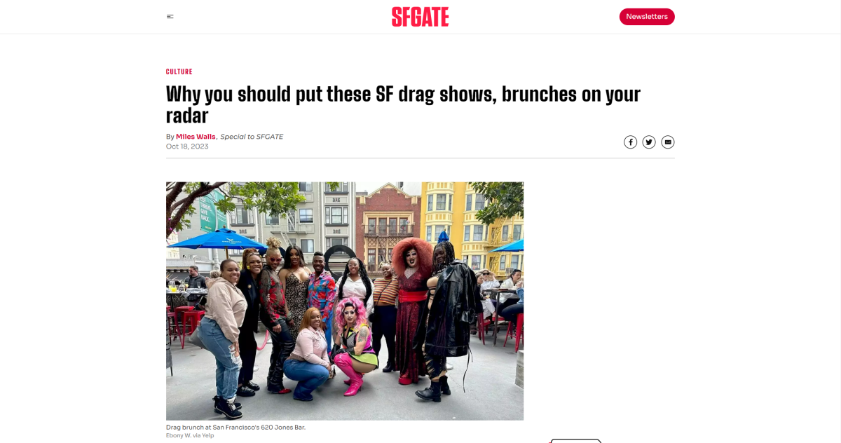 620 Jones featured in SFGate!