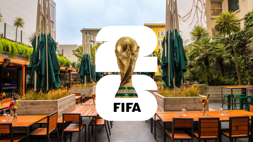 FIFA World Cup 2026 photo of outdoor watch party location - restaurant, bar, and dog friendly in San Francisco.