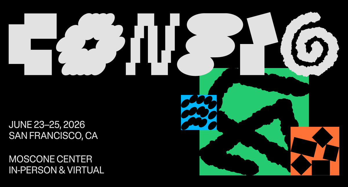 Figma Config 2026 graphic for event in San Francisco.